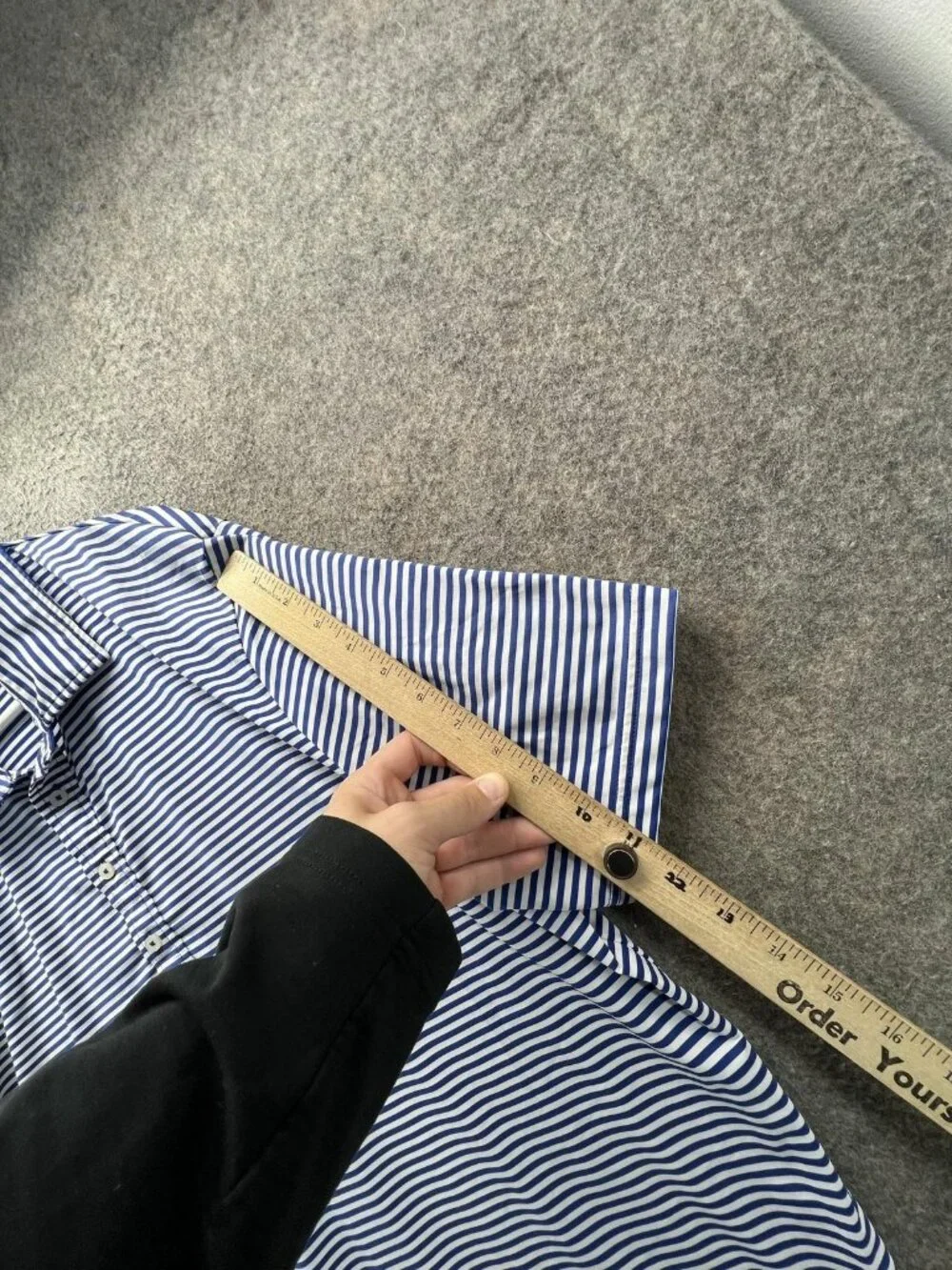 RLX Ralph Lauren Polo Shirt Mens XL Blue Striped Golf Performance Wicking